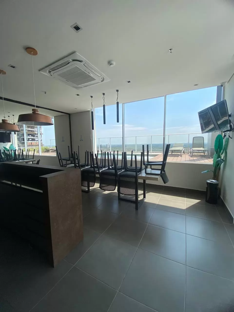 Departamento amoblado en Edificio Infinity con amenities en Asunción.