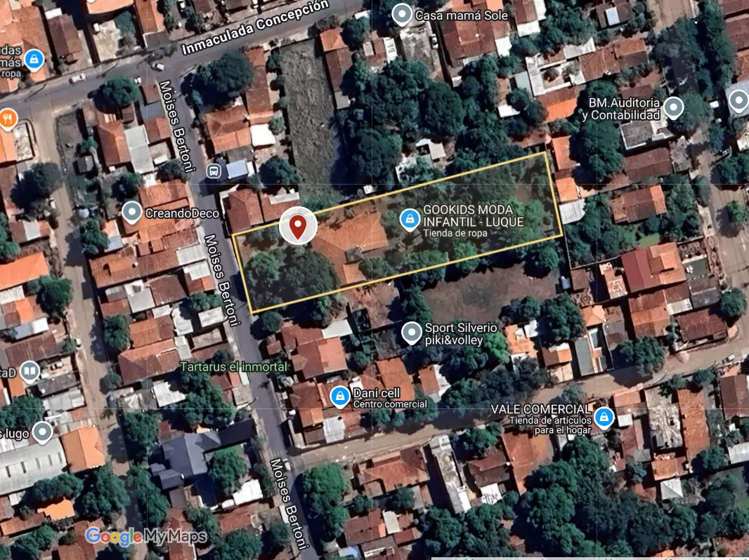 Propiedad en Luque 2.519 m² en excelente ubicación céntrica.